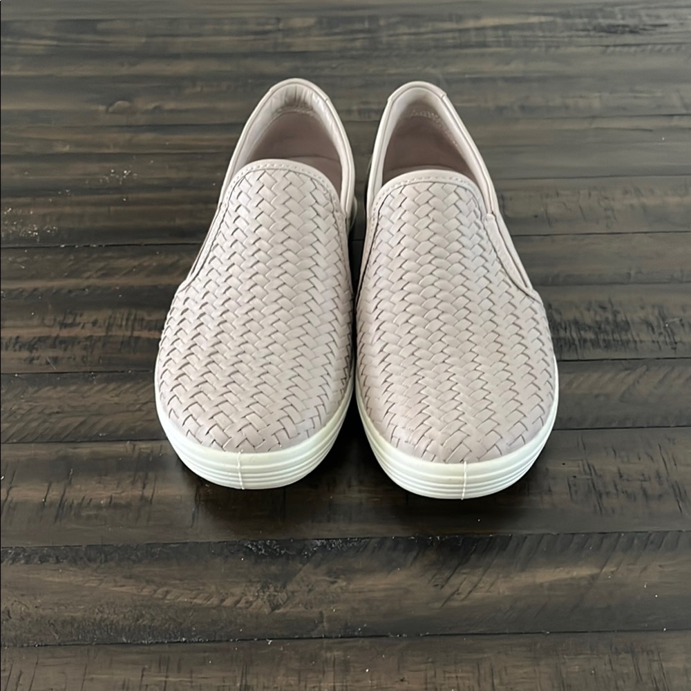 Ecco Women's Sneakers - Woven Cream